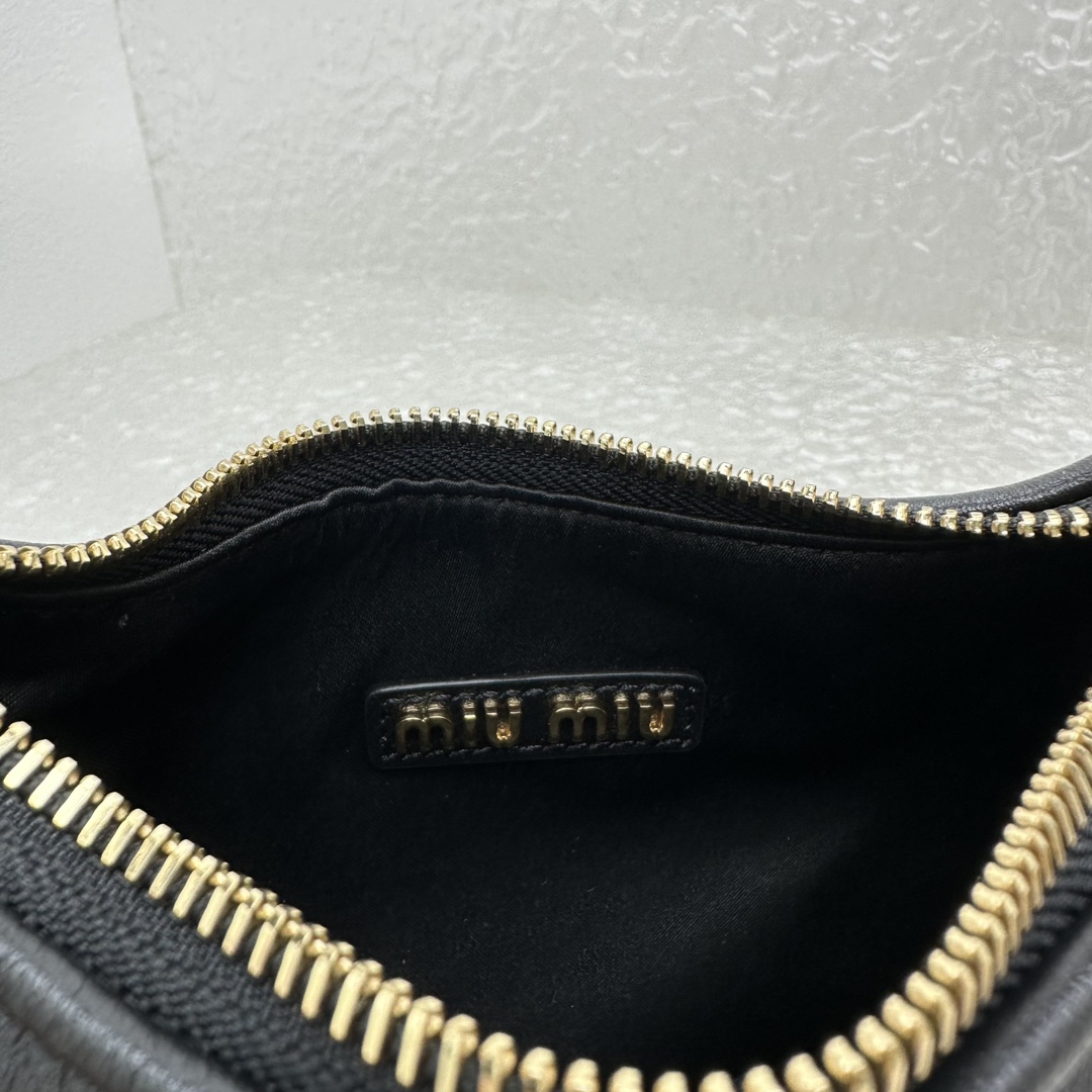 Miu Miu Leather Hobo Bag - FashionPlug