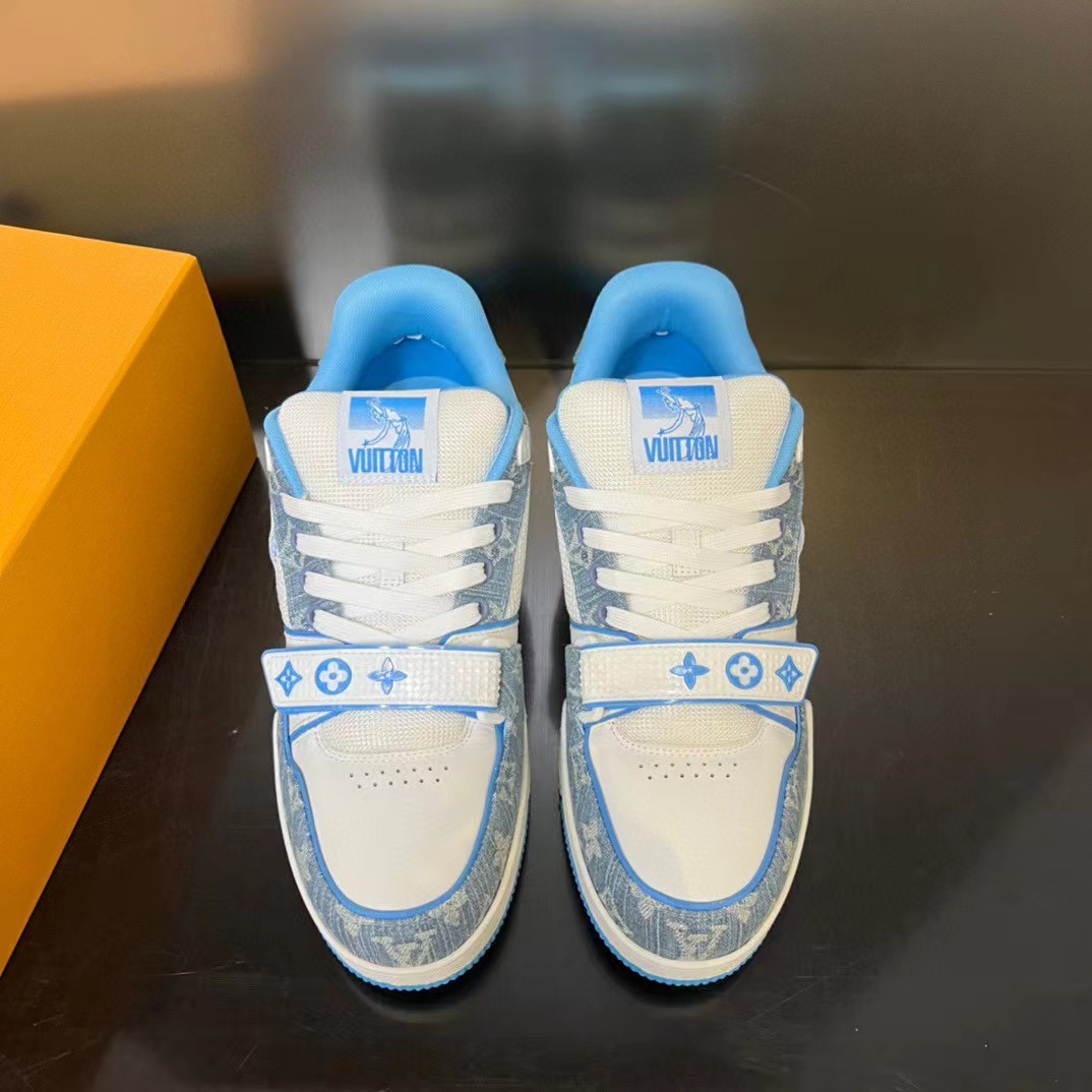 Louis Vuitton Trainer Sneaker(upon uk size) - FashionPlug