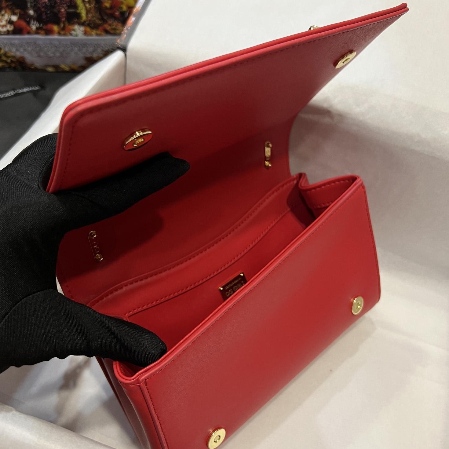 Dolce & Gabbana Nappa Mordore Leather DG Girls Bag - FashionPlug