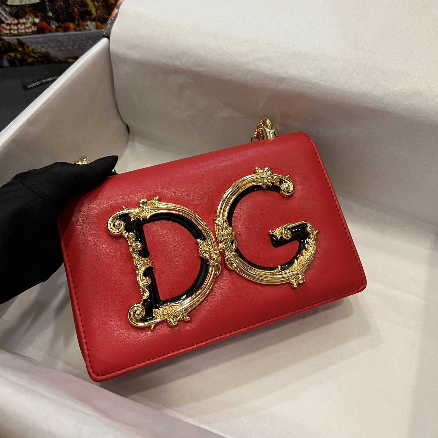 Dolce & Gabbana Nappa Mordore Leather DG Girls Bag - FashionPlug