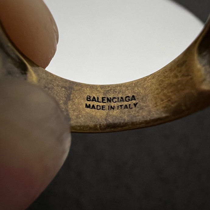 Balenciaga Icon Signet Ring  - FashionPlug
