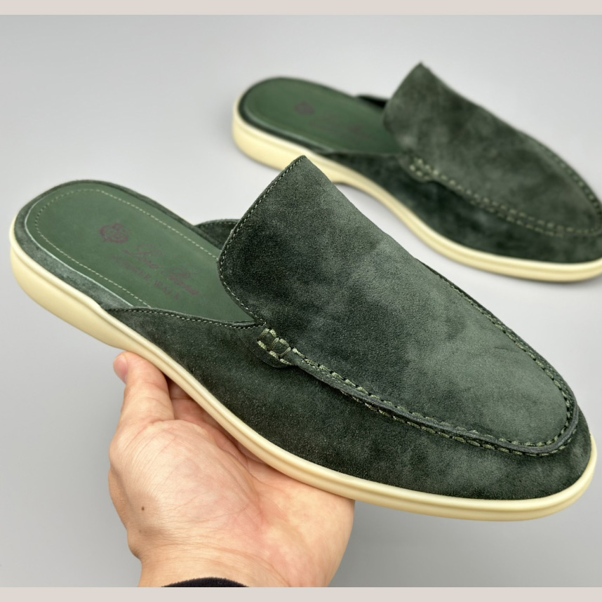 Loro Piana Babouche Walk Loafers - FashionPlug