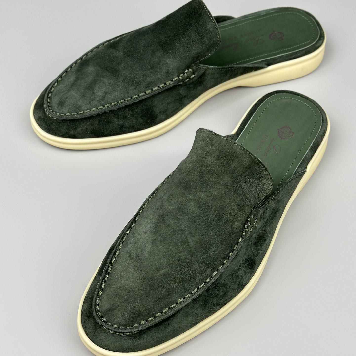 Loro Piana Babouche Walk Loafers - FashionPlug