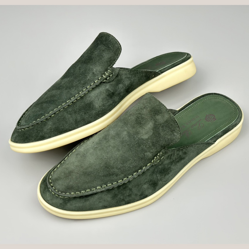Loro Piana Babouche Walk Loafers - FashionPlug