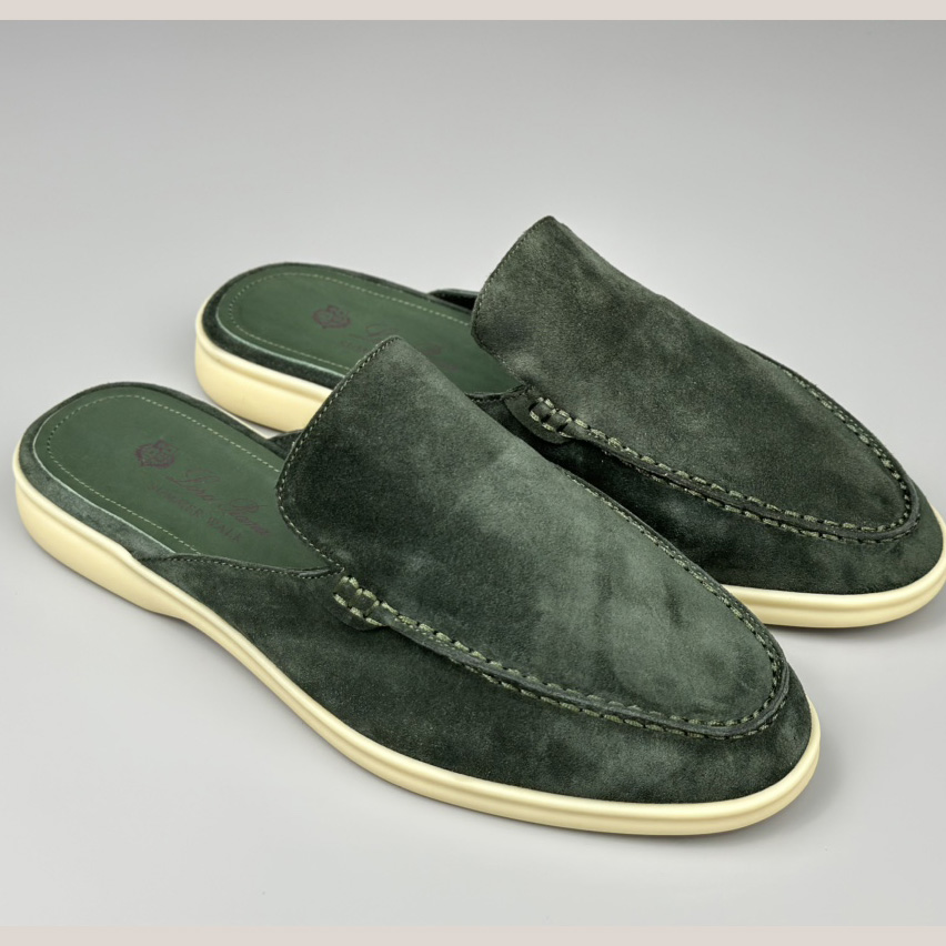 Loro Piana Babouche Walk Loafers - FashionPlug
