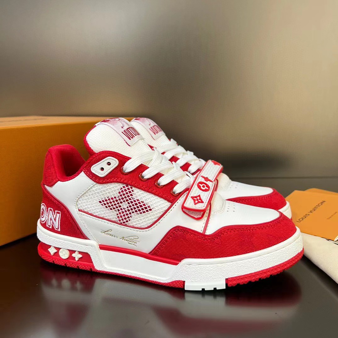 Louis Vuitton Trainer Sneaker(upon uk size) - FashionPlug