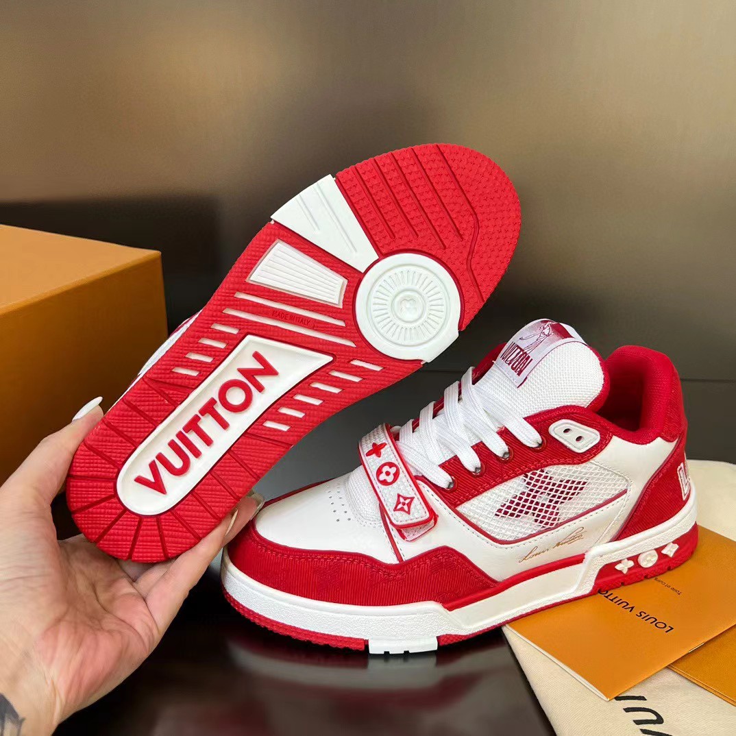 Louis Vuitton Trainer Sneaker(upon uk size) - FashionPlug