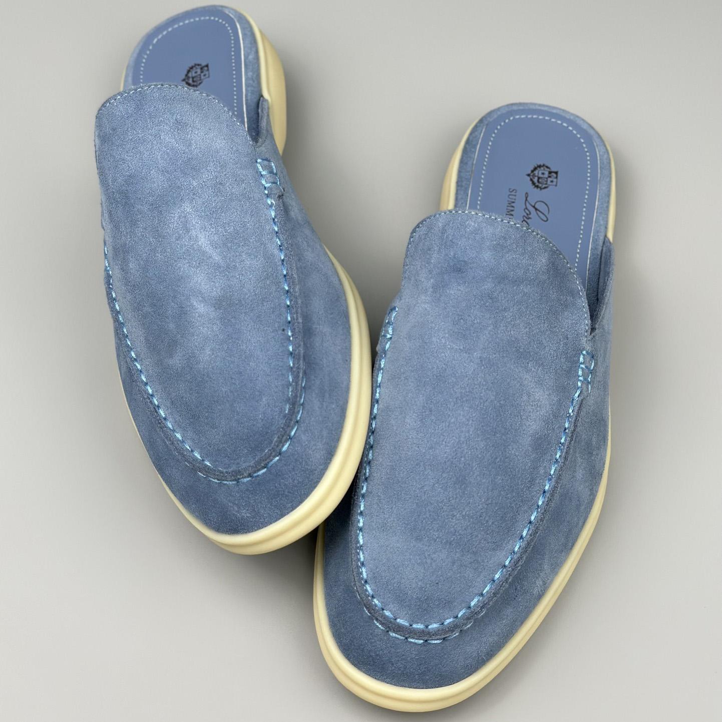 Loro Piana Babouche Walk Loafers - FashionPlug