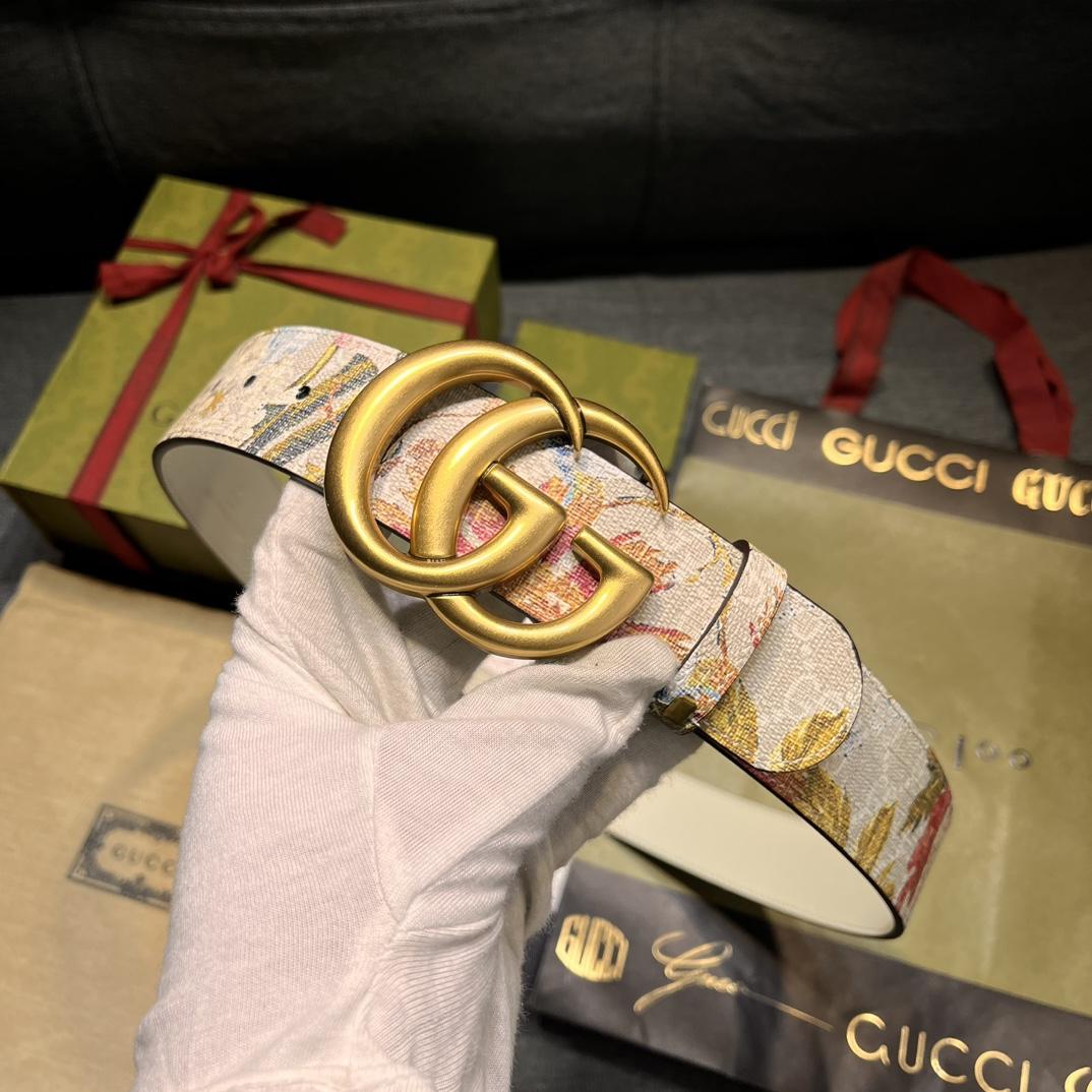 Gucci GG Marmont Wide Belt - FashionPlug