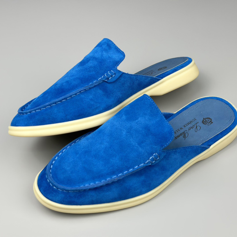 Loro Piana Babouche Walk Loafers - FashionPlug