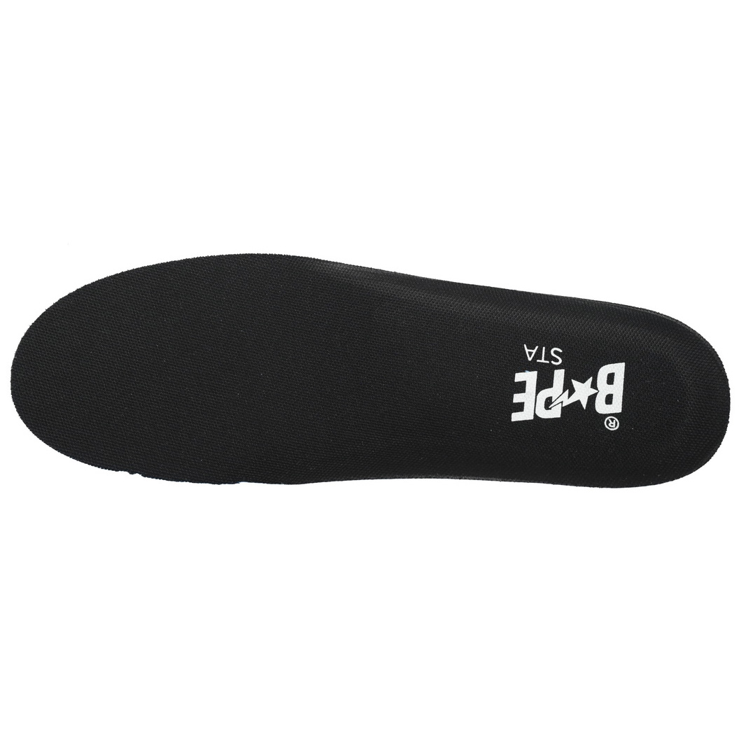 A Bathing Ape Bape Sta Low Black White Sneaker   1H70-191-001  - FashionPlug