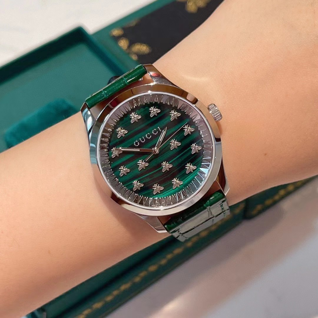 Gucci G-Timeless Watch With Bees - FashionPlug