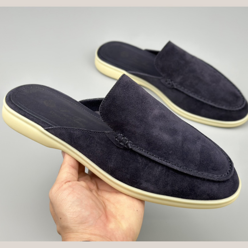 Loro Piana Babouche Walk Loafers - FashionPlug