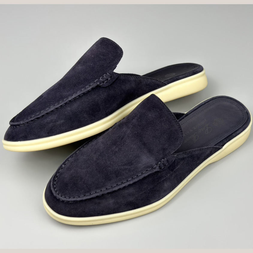 Loro Piana Babouche Walk Loafers - FashionPlug