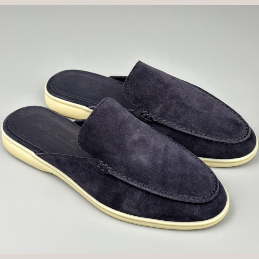 Loro Piana Babouche Walk Loafers - FashionPlug