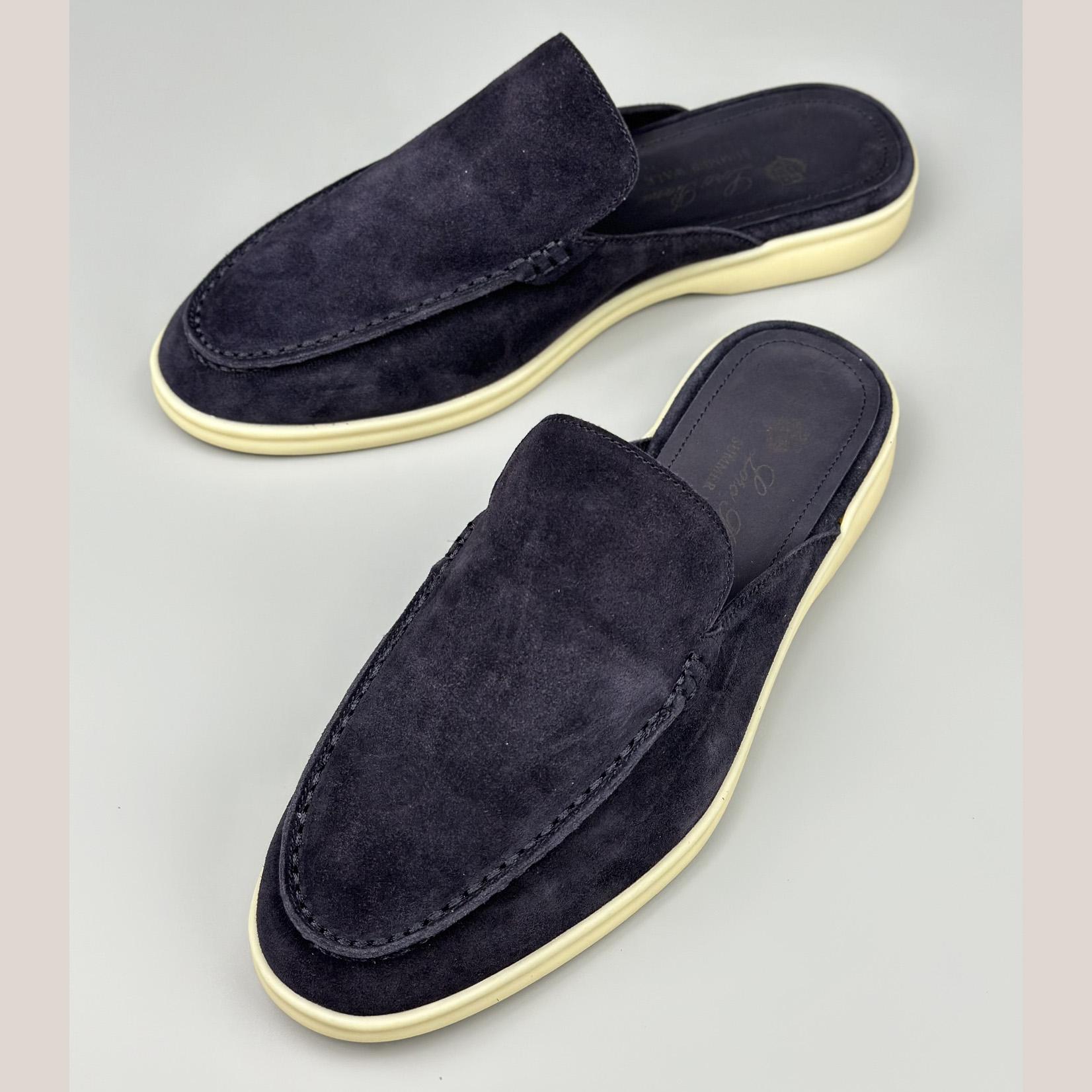 Loro Piana Babouche Walk Loafers - FashionPlug