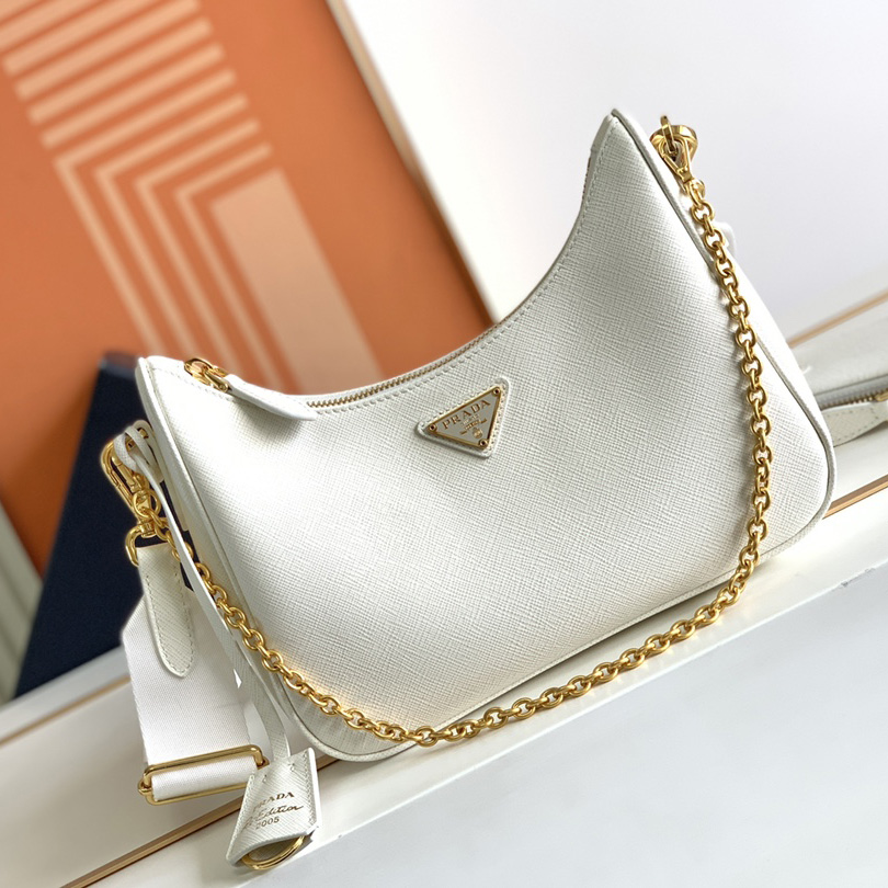 Prada Re-Edition 2005 Saffiano Leather Bag (22-18-6.5cm) - FashionPlug