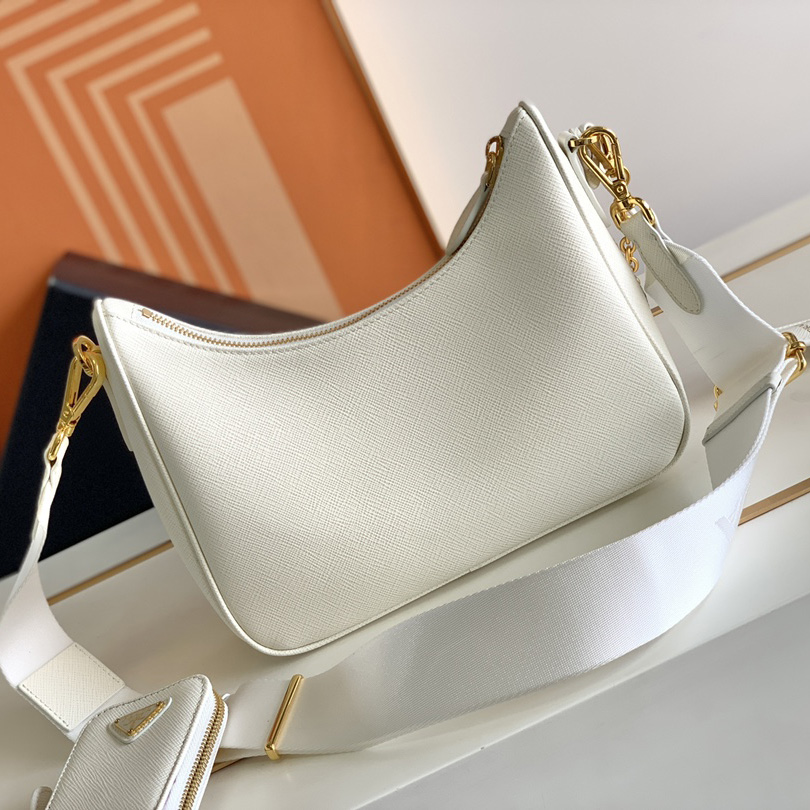 Prada Re-Edition 2005 Saffiano Leather Bag (22-18-6.5cm) - FashionPlug