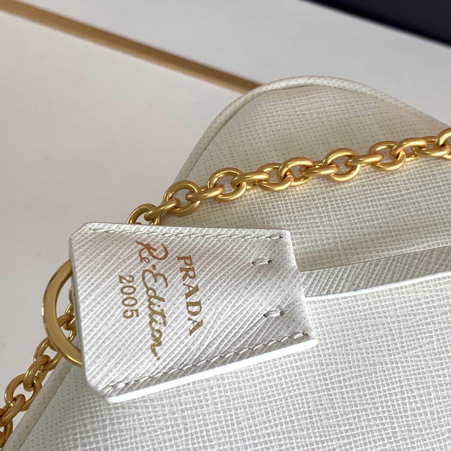 Prada Re-Edition 2005 Saffiano Leather Bag (22-18-6.5cm) - FashionPlug