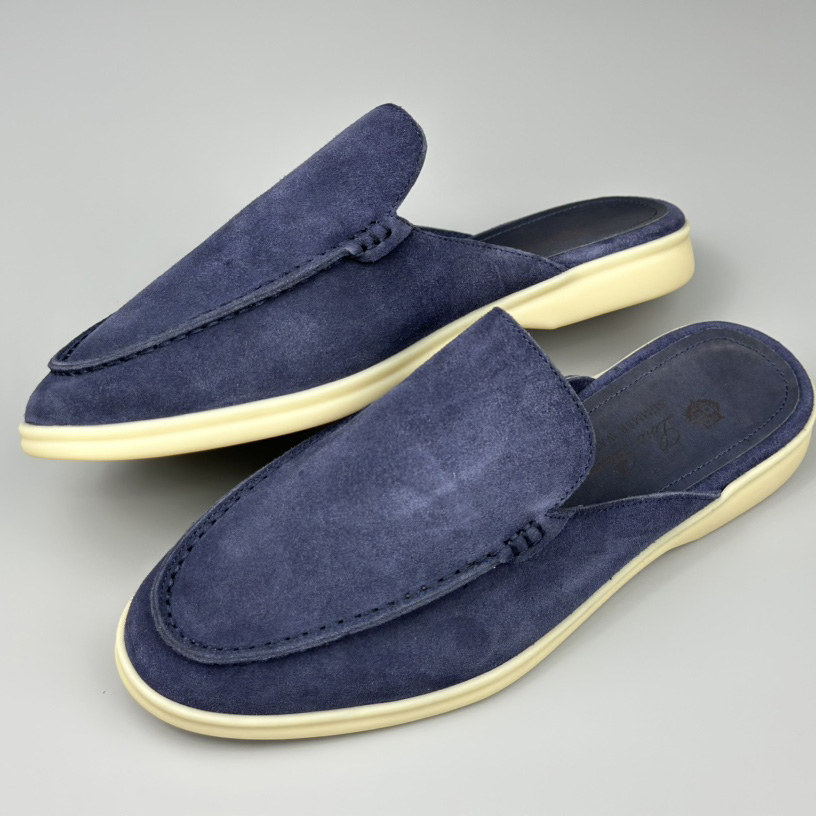 Loro Piana Babouche Walk Loafers - FashionPlug