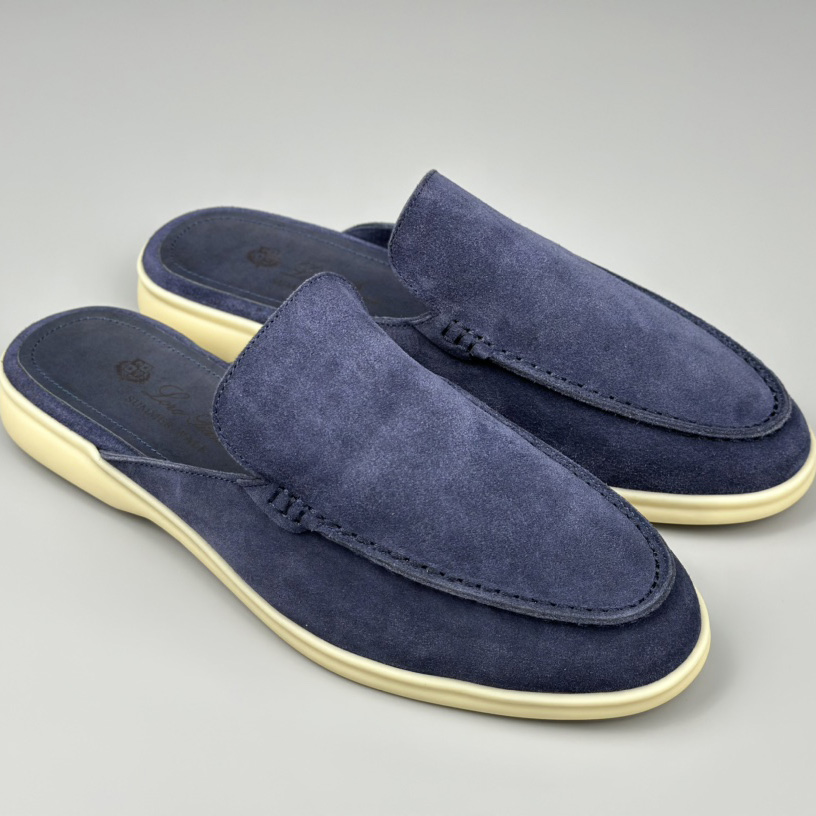 Loro Piana Babouche Walk Loafers - FashionPlug