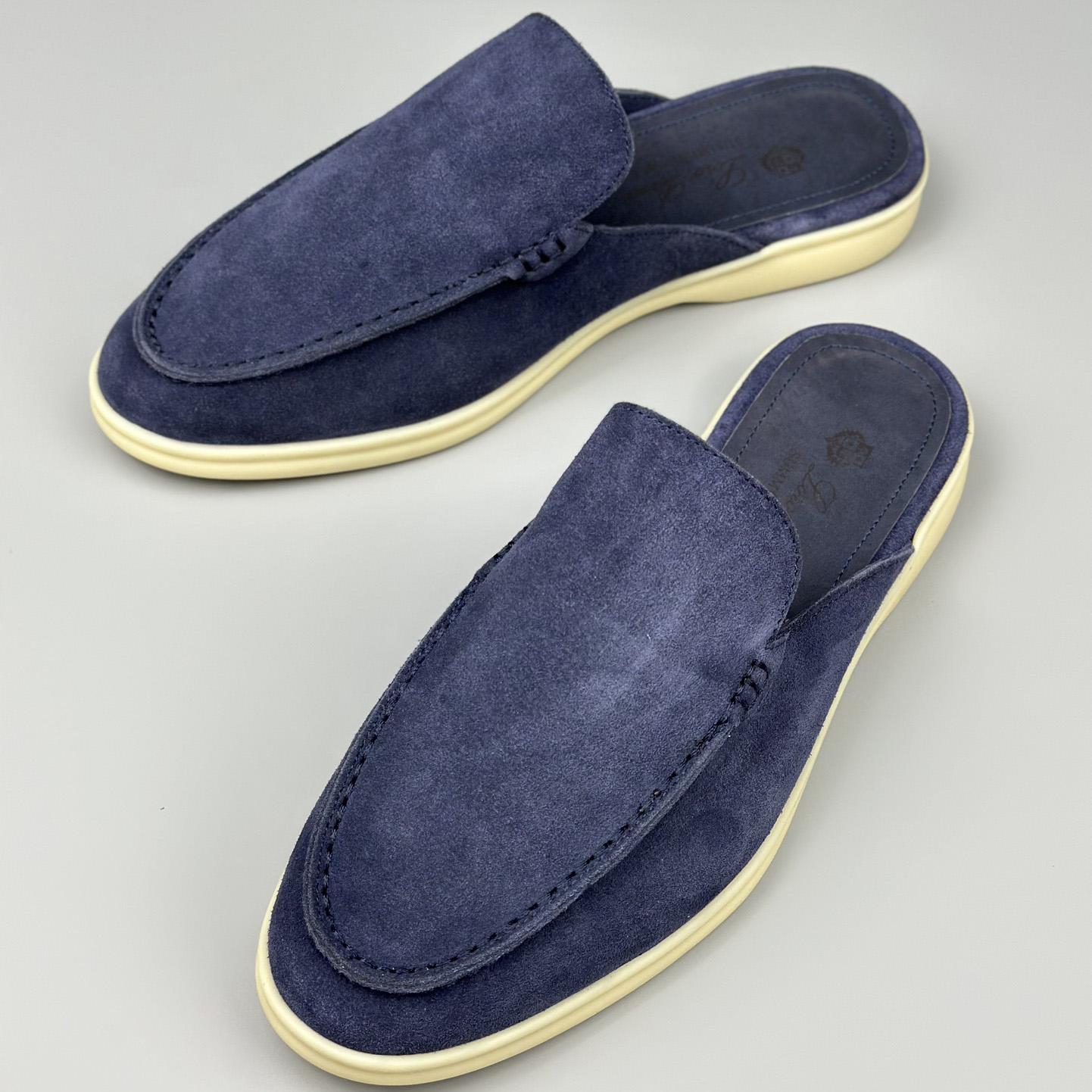 Loro Piana Babouche Walk Loafers - FashionPlug