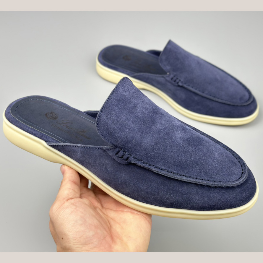 Loro Piana Babouche Walk Loafers - FashionPlug