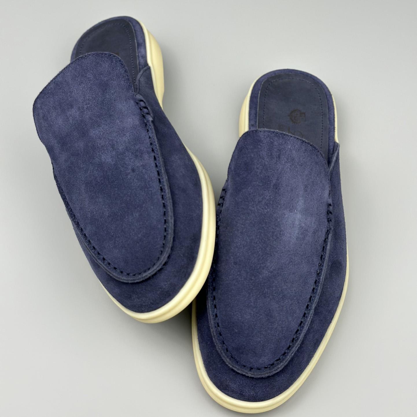 Loro Piana Babouche Walk Loafers - FashionPlug