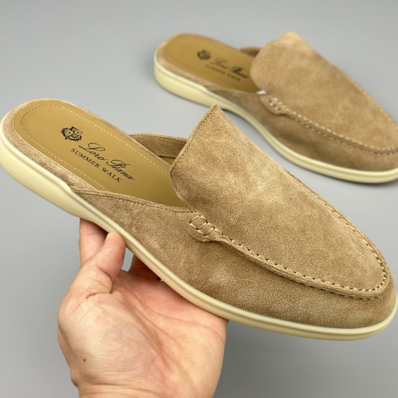 Loro Piana Babouche Walk Loafers - FashionPlug