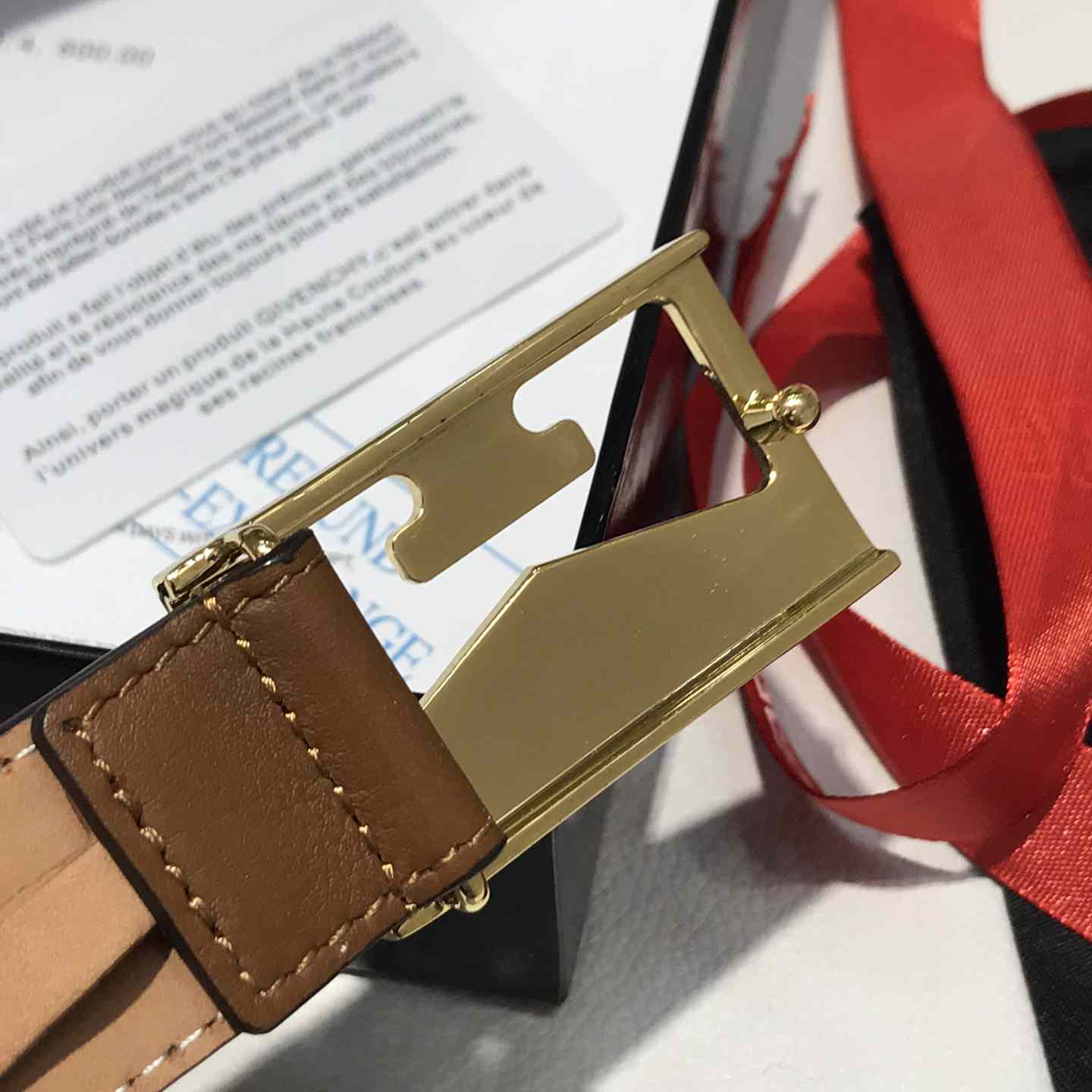 Givenchy  Leather Belt      30mm - FashionPlug