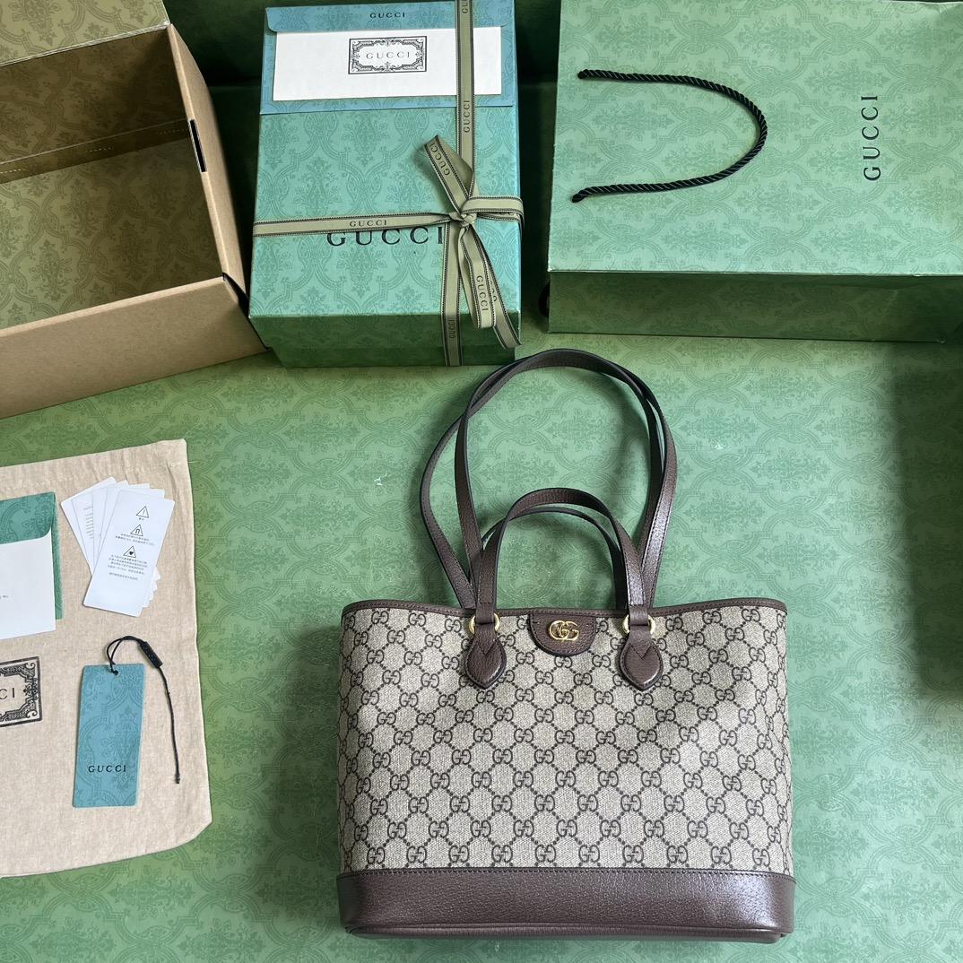 Gucci Ophidia GG Mini Tote Bag - FashionPlug
