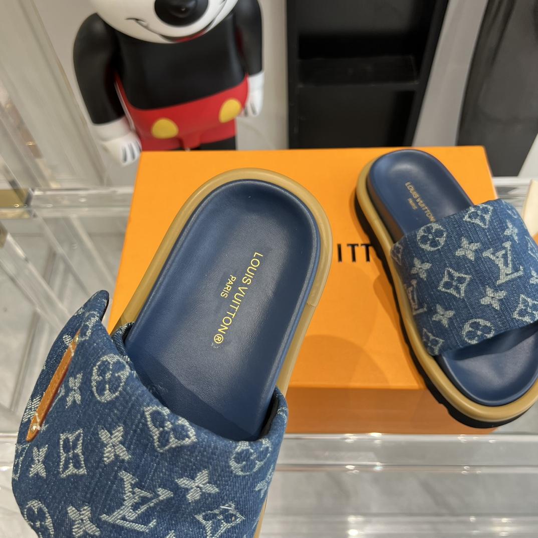 Louis Vuitton Pool Pillow Flat Comfort Mule    - FashionPlug