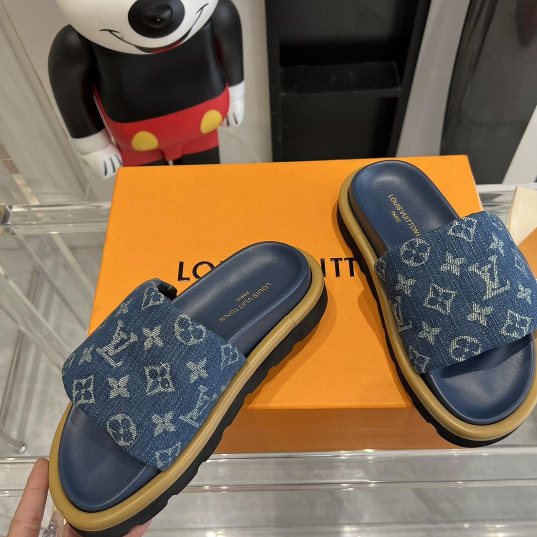 Louis Vuitton Pool Pillow Flat Comfort Mule    - FashionPlug