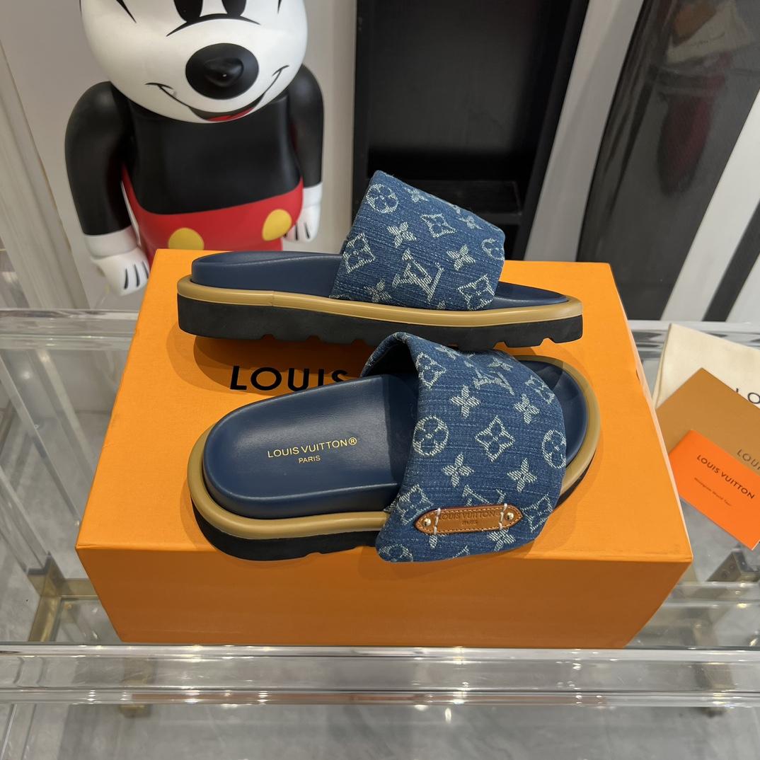 Louis Vuitton Pool Pillow Flat Comfort Mule    - FashionPlug
