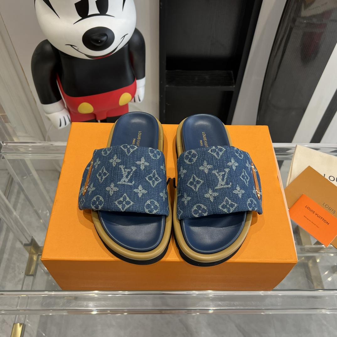 Louis Vuitton Pool Pillow Flat Comfort Mule    - FashionPlug