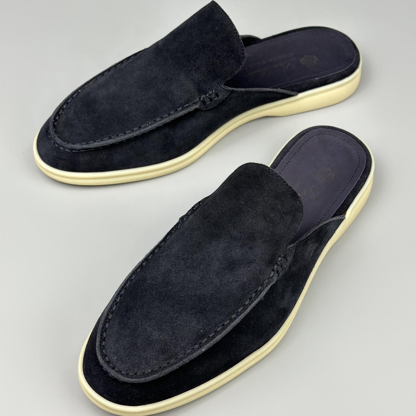 Loro Piana Babouche Walk Loafers - FashionPlug