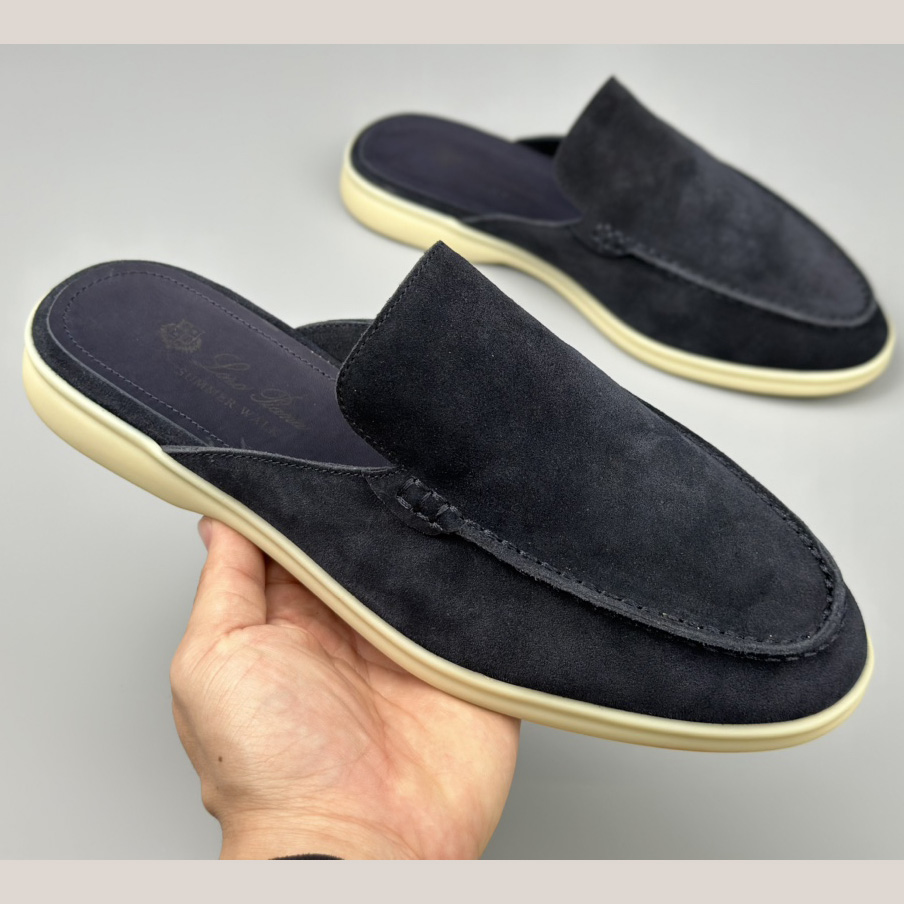 Loro Piana Babouche Walk Loafers - FashionPlug