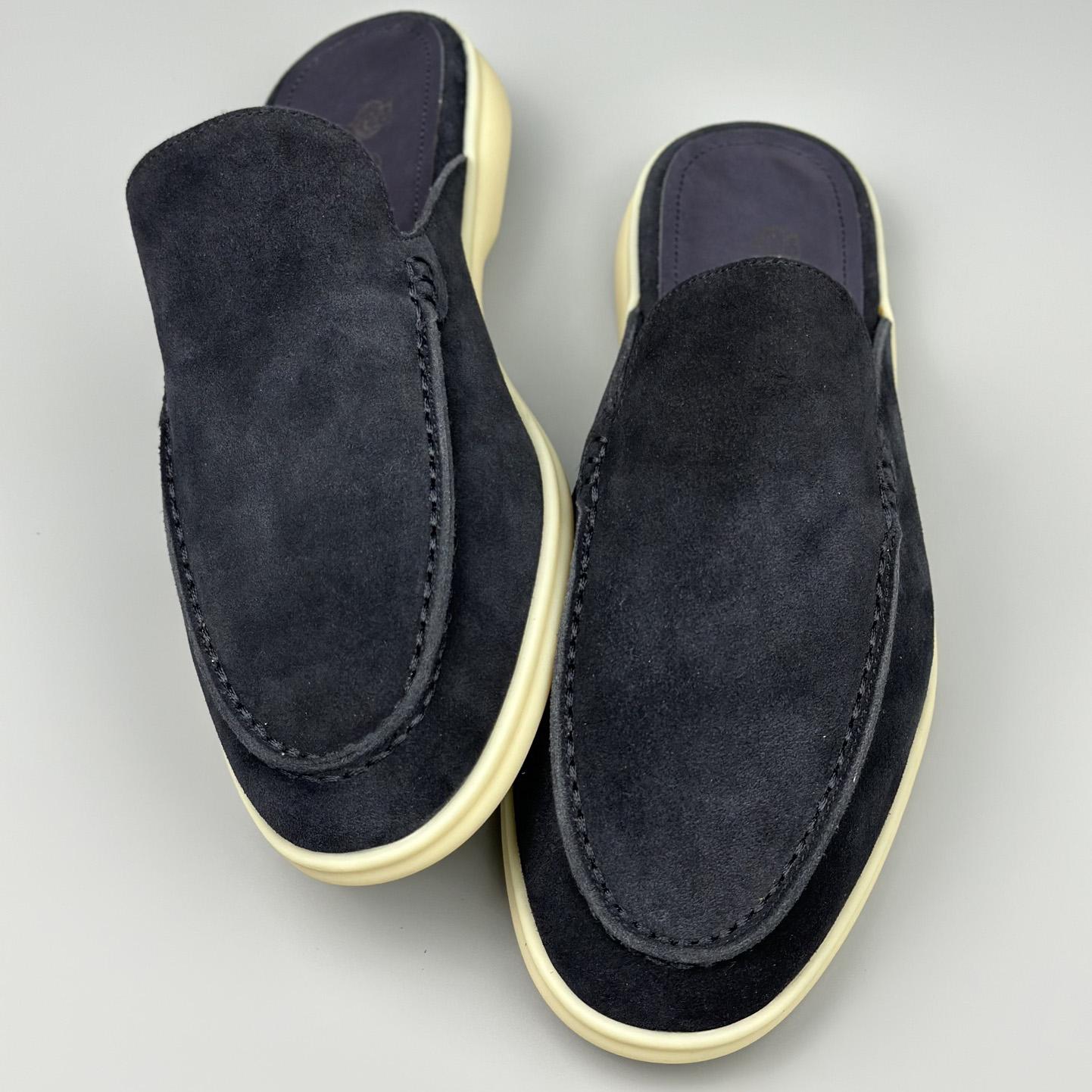 Loro Piana Babouche Walk Loafers - FashionPlug