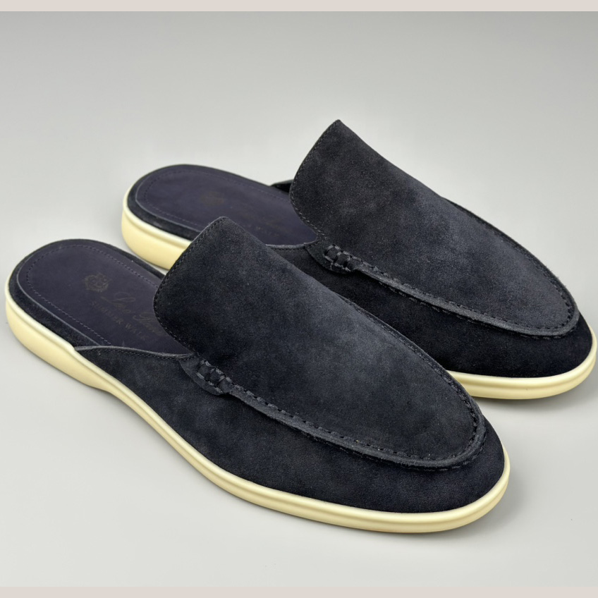Loro Piana Babouche Walk Loafers - FashionPlug