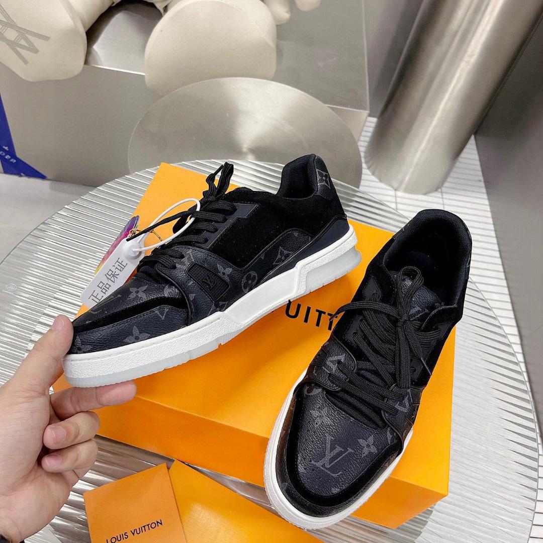 Louis Vuitton Trainer Sneaker(upon uk size) - FashionPlug