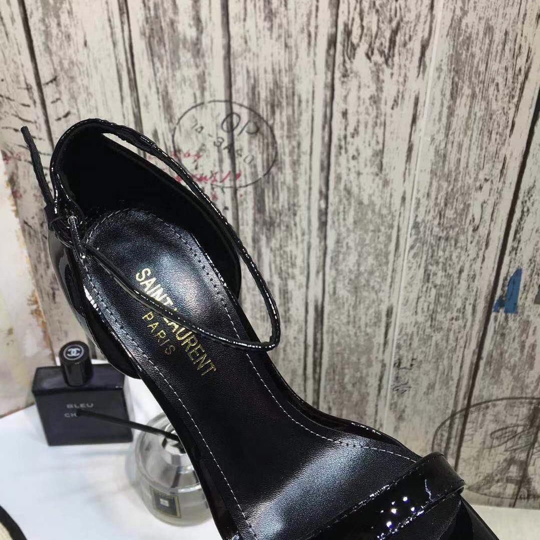 Saint Laurent YSL Heel Sandals - FashionPlug