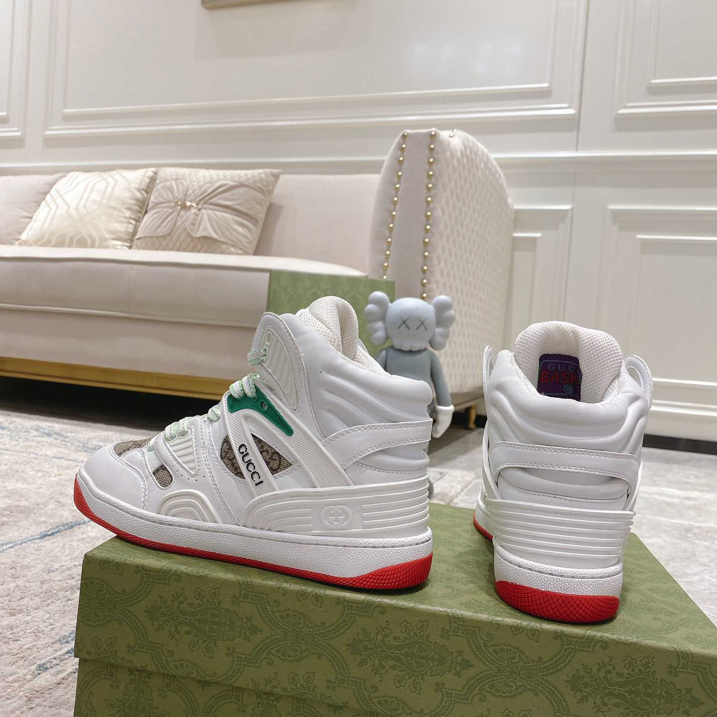 Gucci Basket Sneaker  - FashionPlug