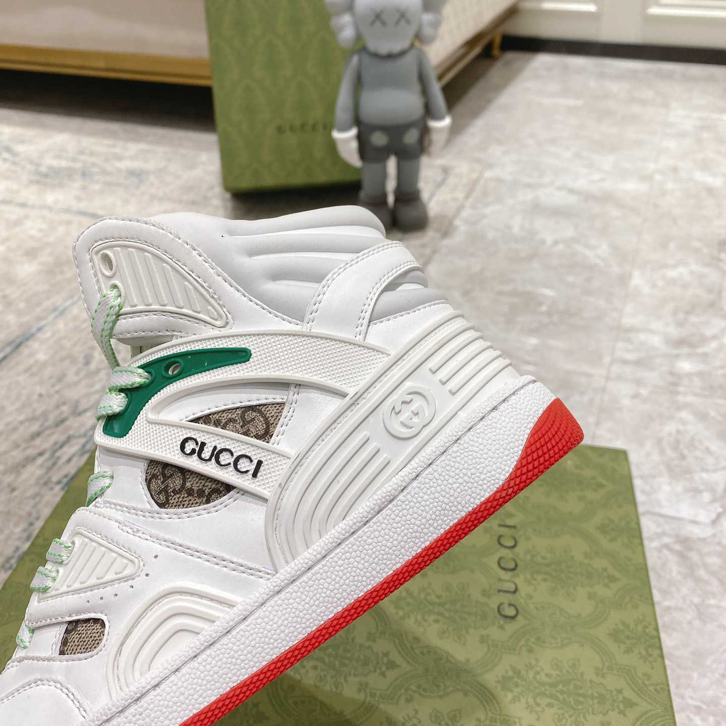Gucci Basket Sneaker  - FashionPlug