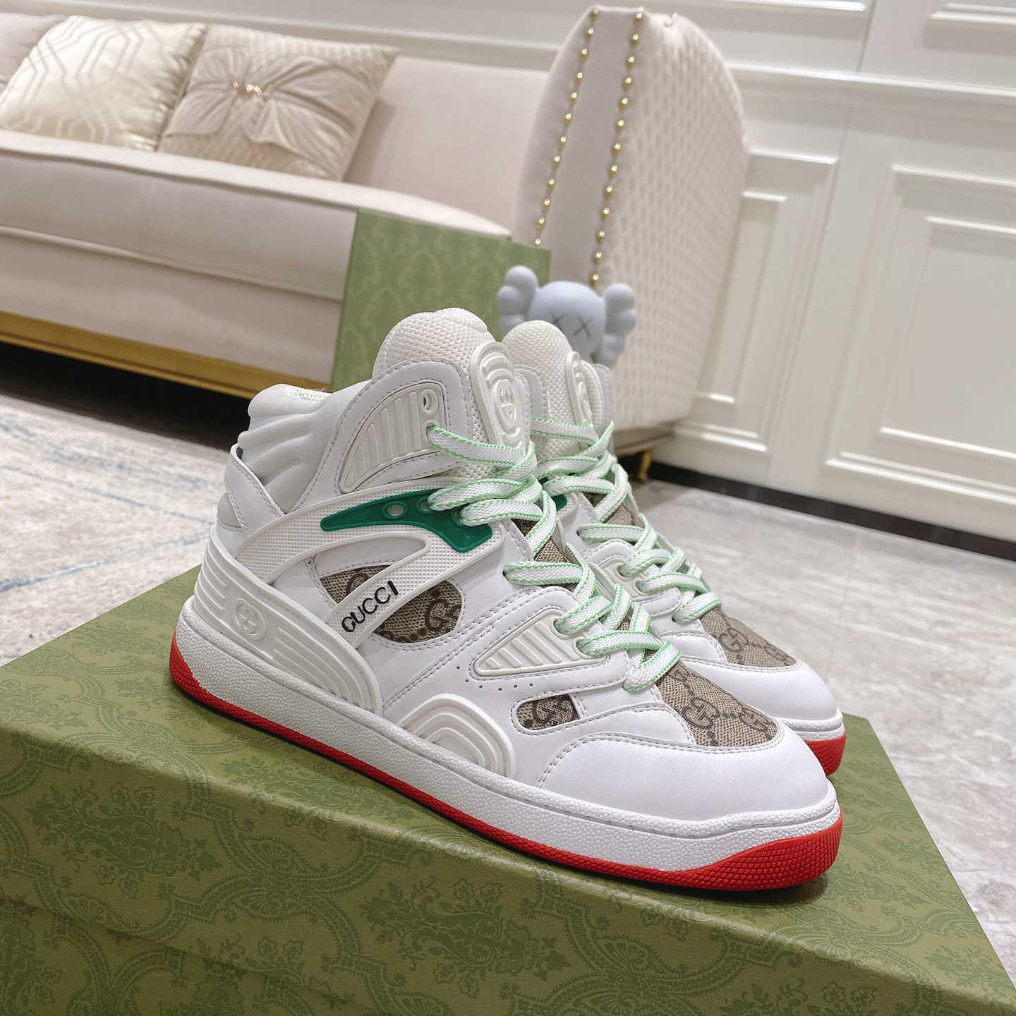 Gucci Basket Sneaker  - FashionPlug