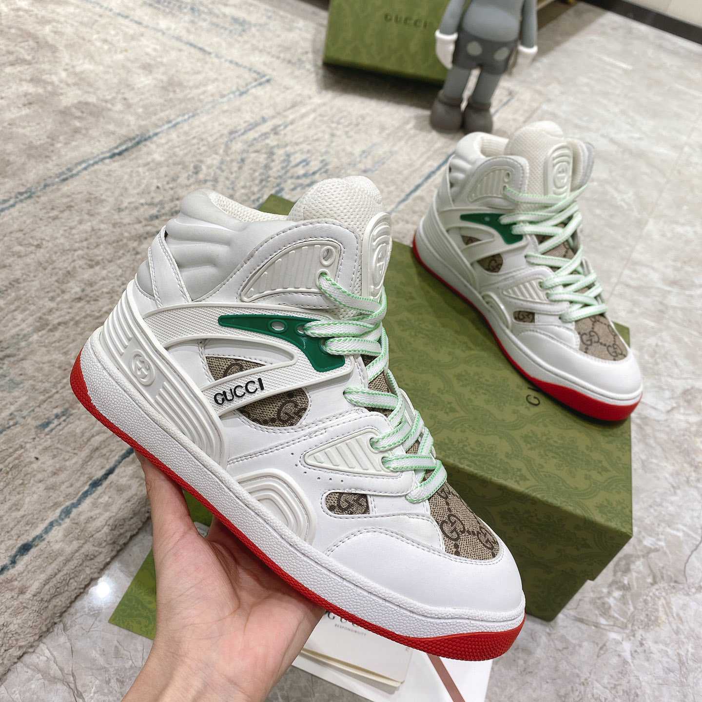 Gucci Basket Sneaker  - FashionPlug