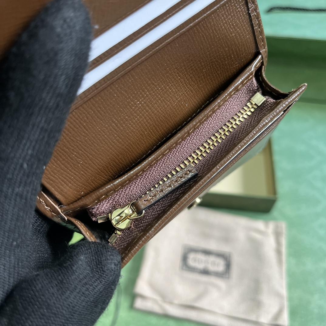 Gucci Horsebit 1955 Card Case Wallet - FashionPlug