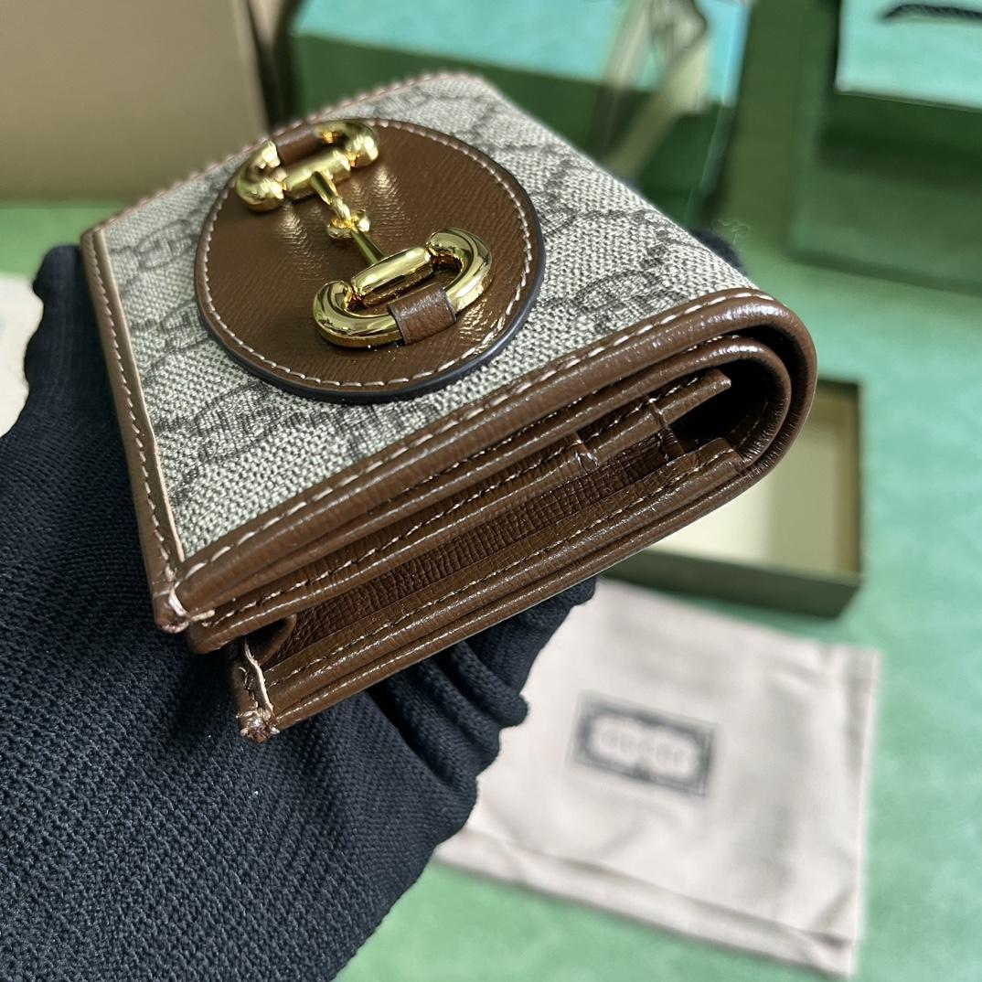 Gucci Horsebit 1955 Card Case Wallet - FashionPlug