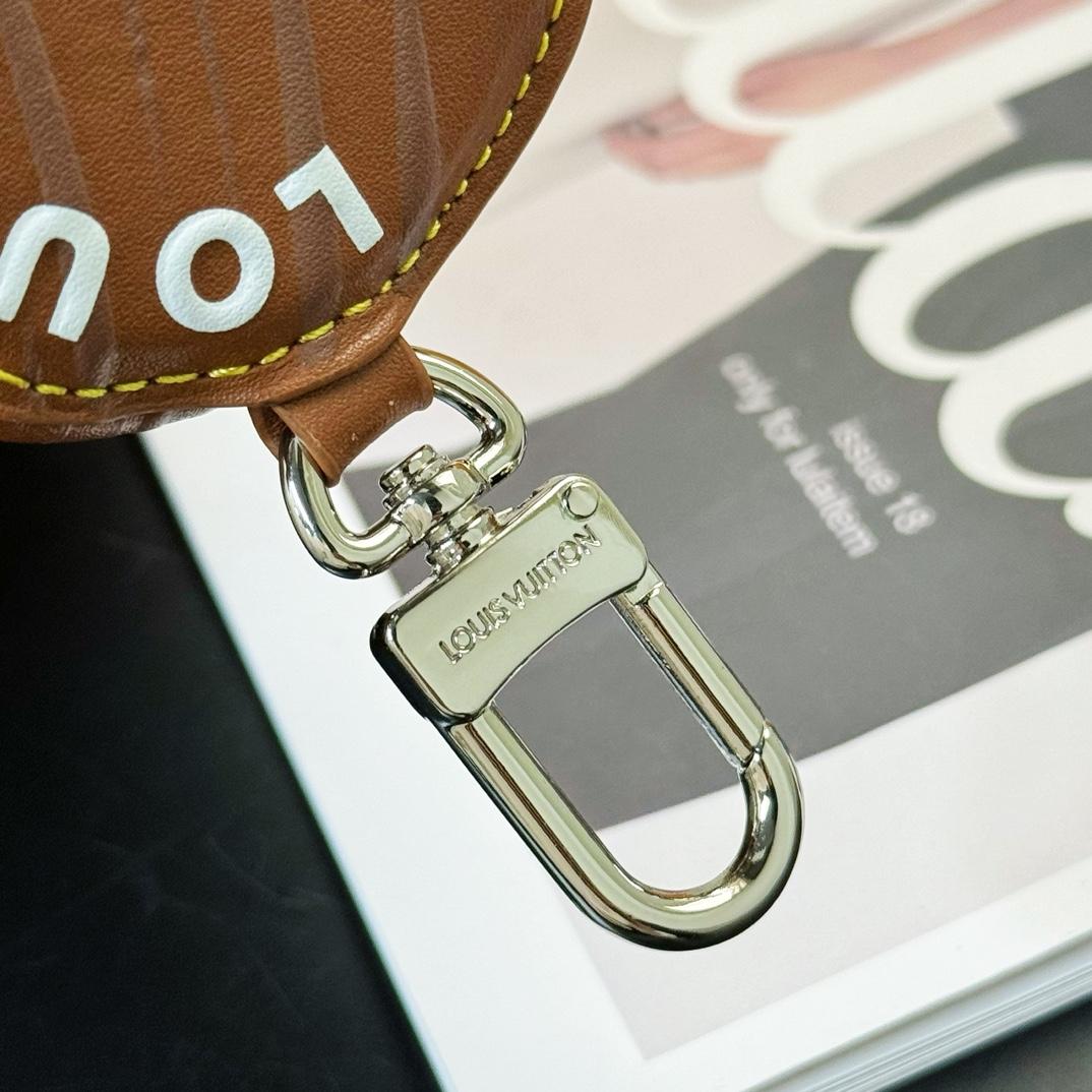 Louis Vuitton Soft Polochon Pouch Key Holder And Bag Charm      M01401 - FashionPlug