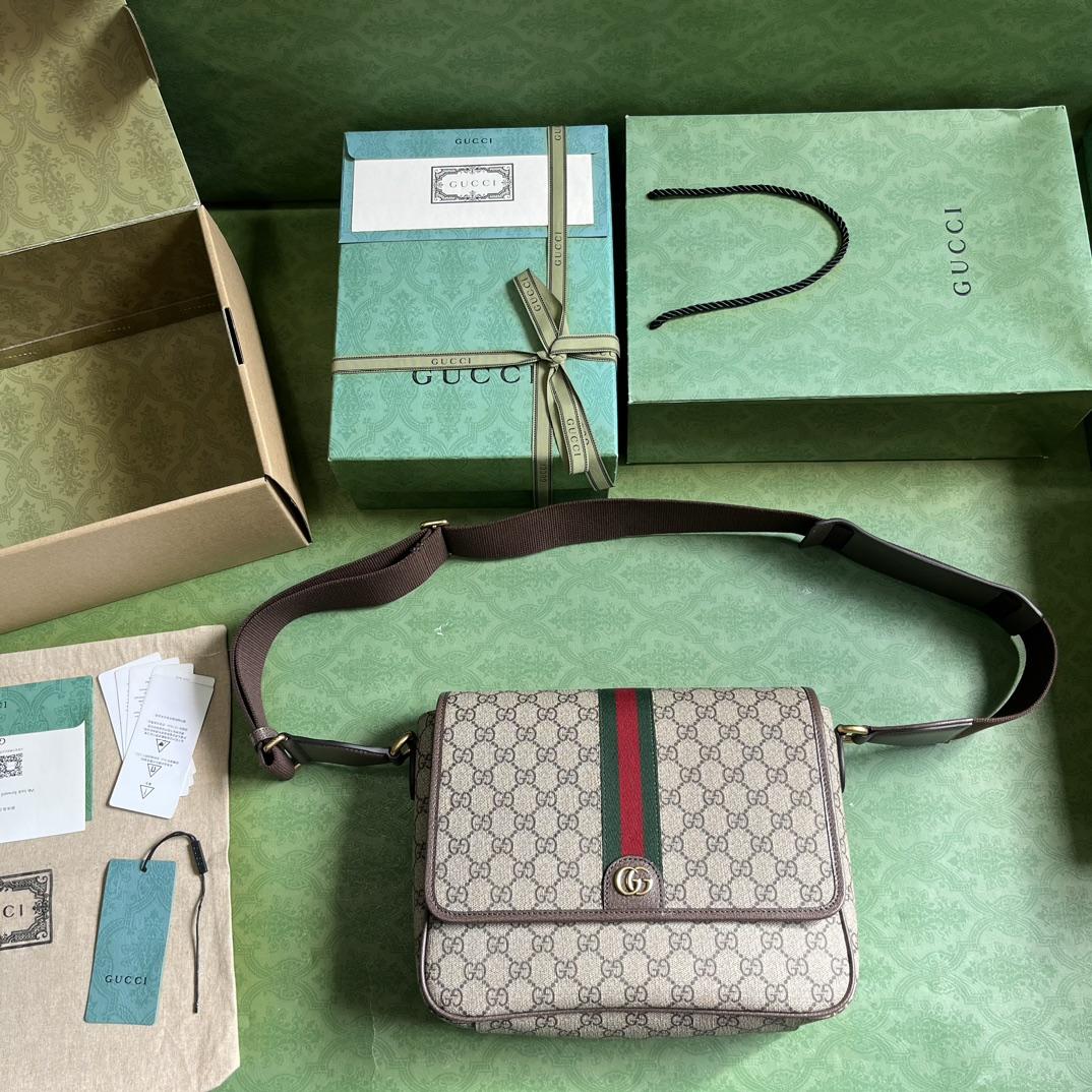 Gucci Ophidia Medium Messenger Bag - FashionPlug