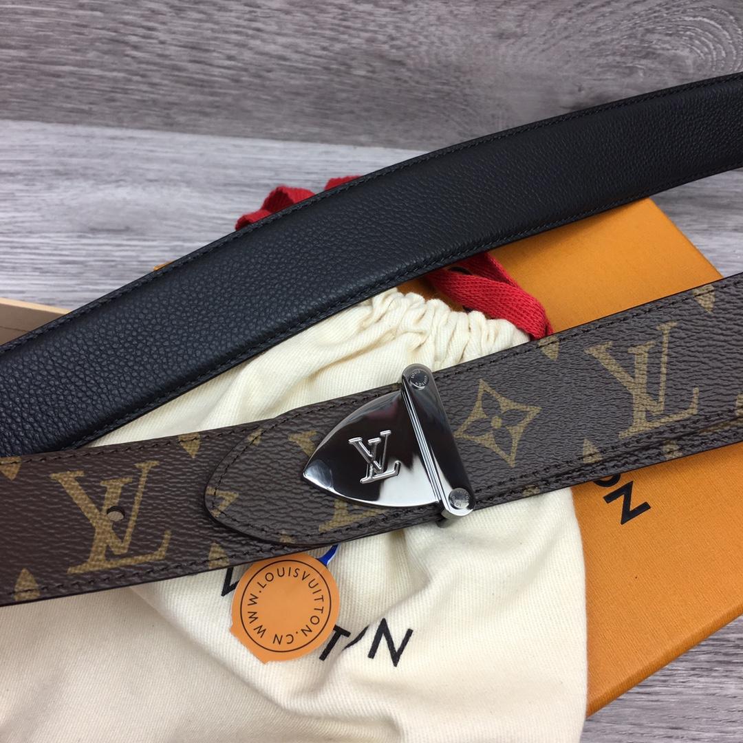 Louis Vuitton LV Trunk 35mm Reversible Belt - FashionPlug